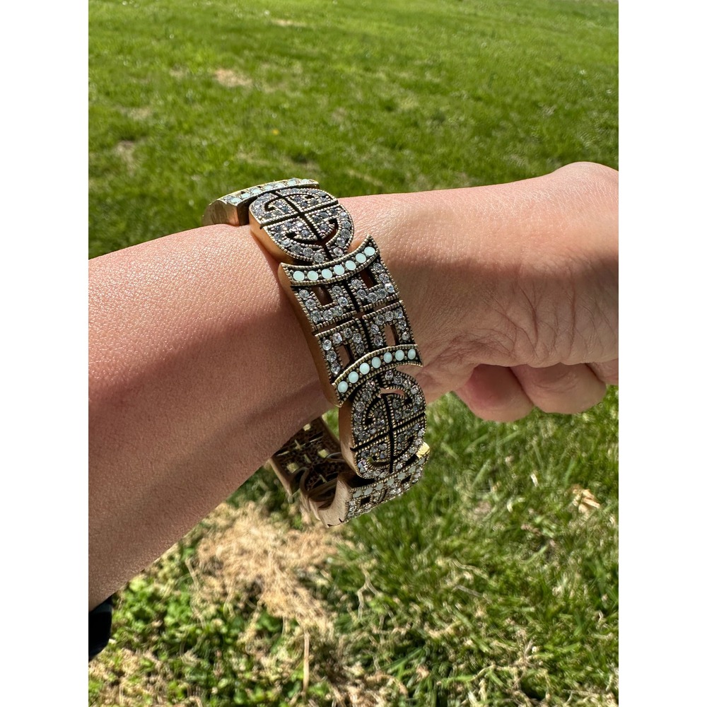 New Heidi Daus bracelet‎ cuff bangle crystal